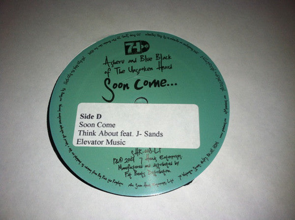 Asheru And Blue Black Of The Unspoken Heard : Soon Come... (2xLP, Album, Promo)