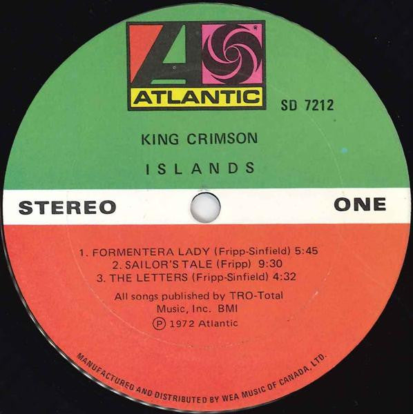 King Crimson : Islands (LP, Album)