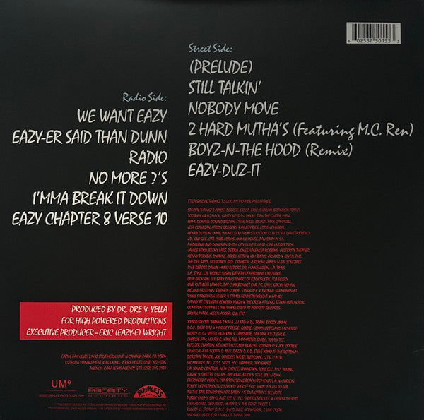 Eazy-E : Eazy-Duz-It (LP, Album, RE)