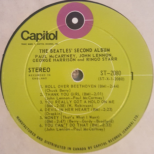 The Beatles : The Beatles' Second Album (LP, Album, RE, Gre)