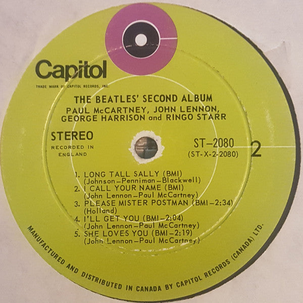 The Beatles : The Beatles' Second Album (LP, Album, RE, Gre)