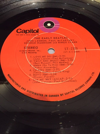 The Beatles : The Early Beatles (LP, Album, Comp)