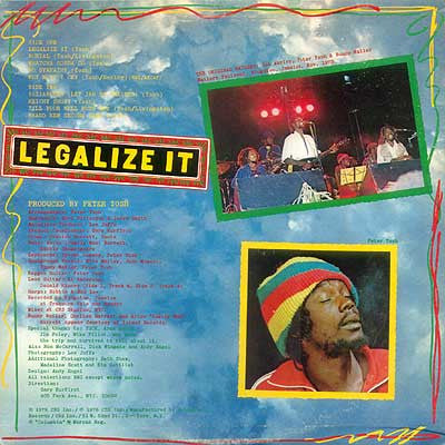 Peter Tosh : Legalize It (LP, Album)