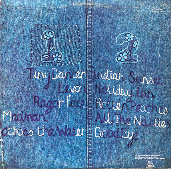 Elton John : Madman Across The Water (LP, Album, RE, Gat)