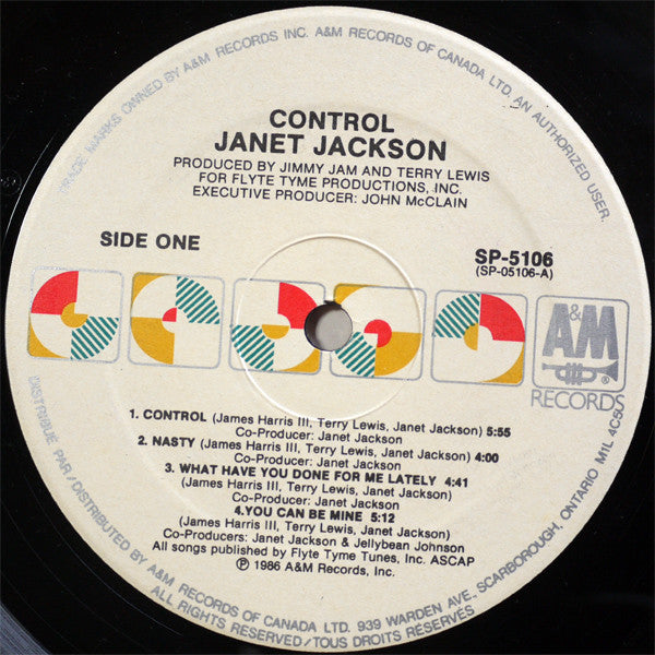 Janet Jackson : Control (LP, Album)