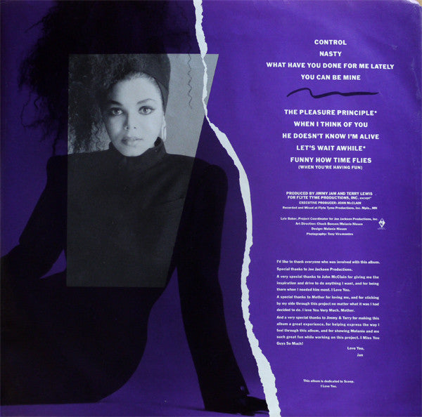 Janet Jackson : Control (LP, Album)