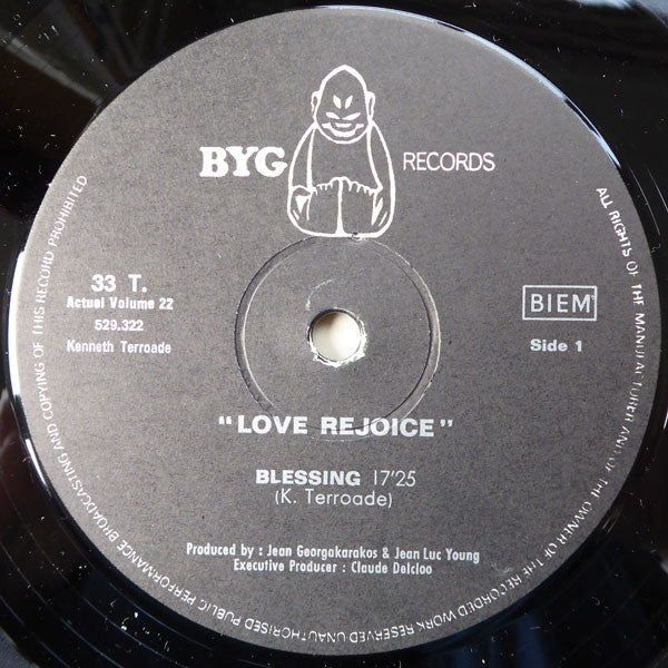 Kenneth Terroade : Love Rejoice (LP, Album)