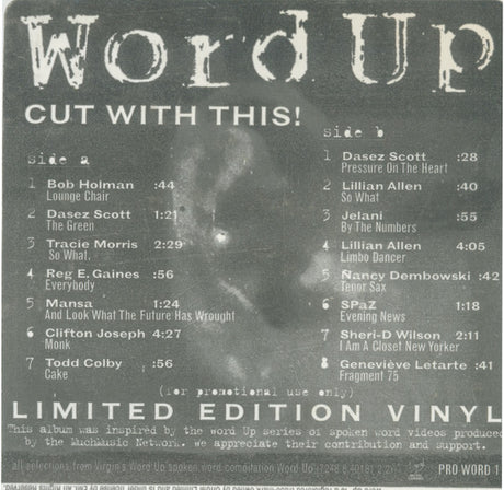 Various : Word Up - Cut With This! (LP, Comp, Ltd, W/Lbl)