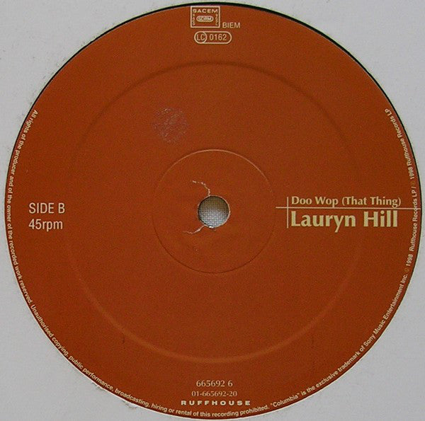 Lauryn Hill : Doo Wop (That Thing) (12", Maxi)