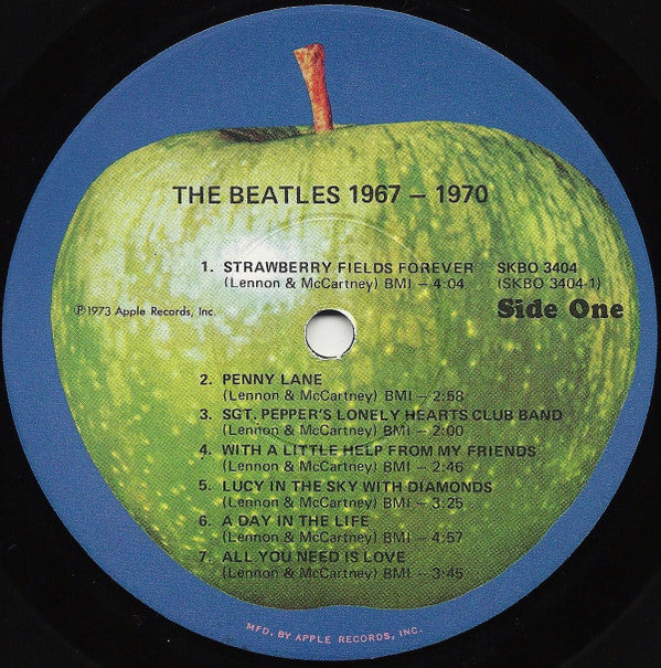The Beatles : 1967-1970 (2xLP, Comp, Win)