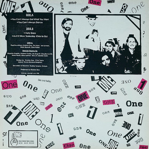 One (21) : You Can't Always Get What You Want (12", EP)