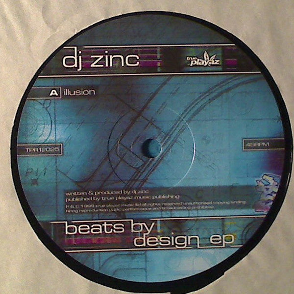 DJ Zinc : Beats By Design EP (3x12", EP)