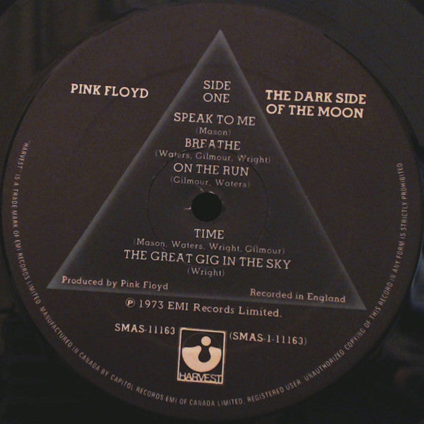 Pink Floyd : The Dark Side Of The Moon (LP, Album, RE, Gat)