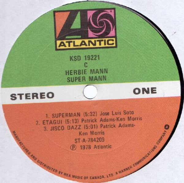 Herbie Mann : Super Mann (LP, Album)