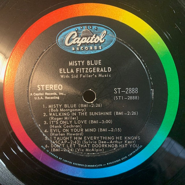 Ella Fitzgerald : Misty Blue (LP, Album)