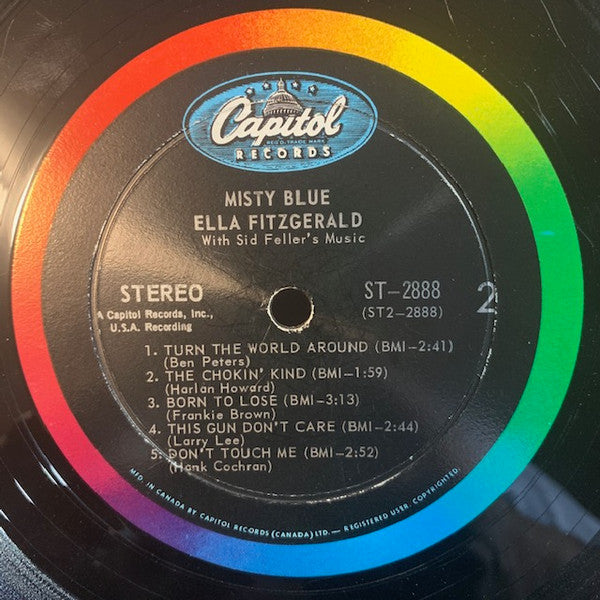 Ella Fitzgerald : Misty Blue (LP, Album)