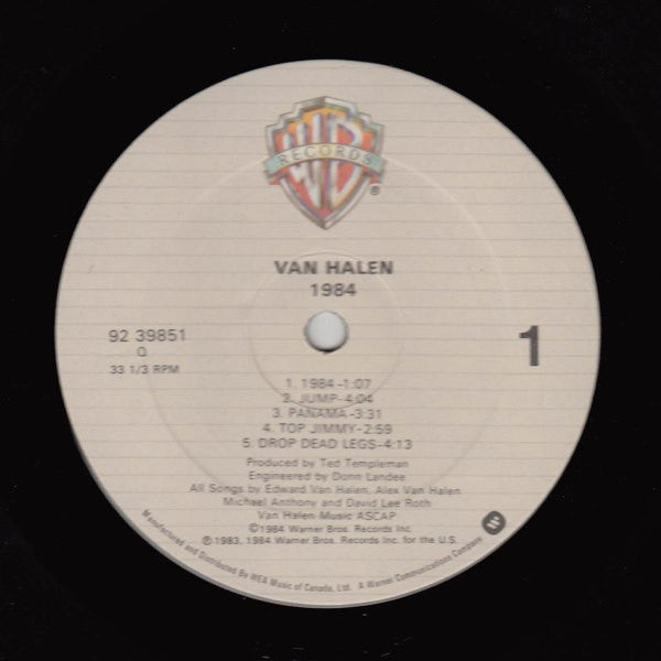 Van Halen : 1984 (LP, Album)