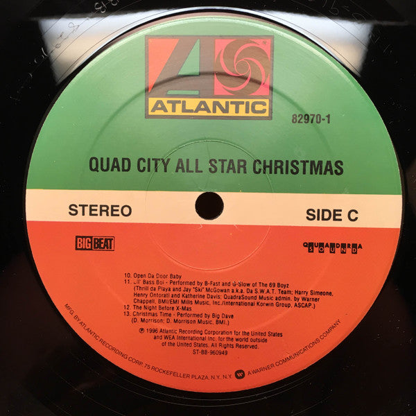 Quad City All Star Christmas : All Star Christmas (2xLP, Album)