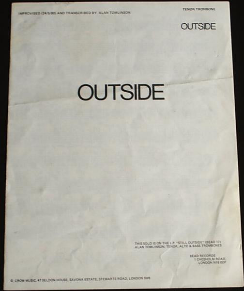 Alan Tomlinson : Still Outside (LP, Album)