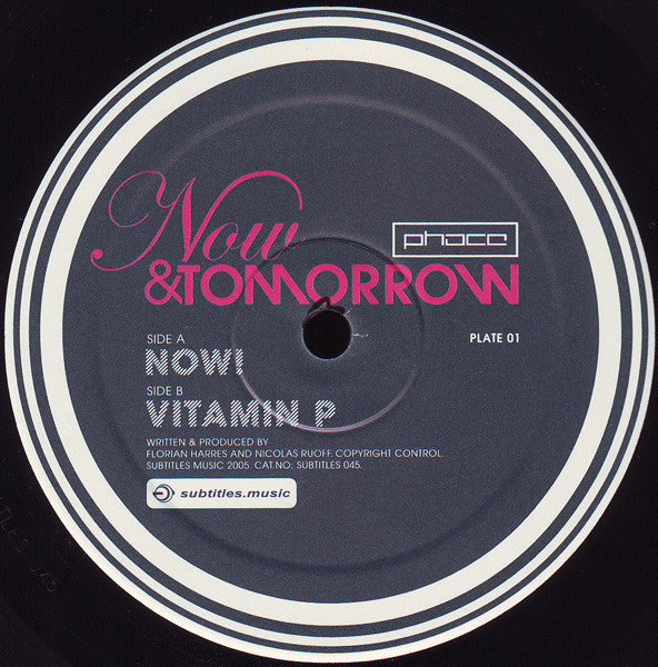 Phace : Now & Tomorrow (2x12", EP)