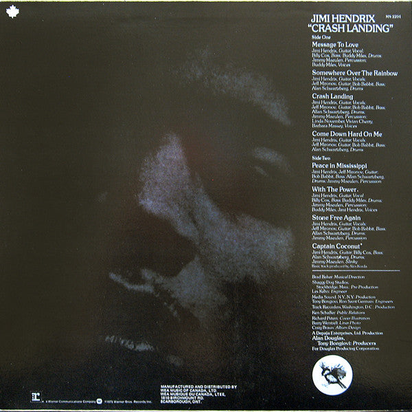 Jimi Hendrix : Crash Landing (LP, Album, RE)