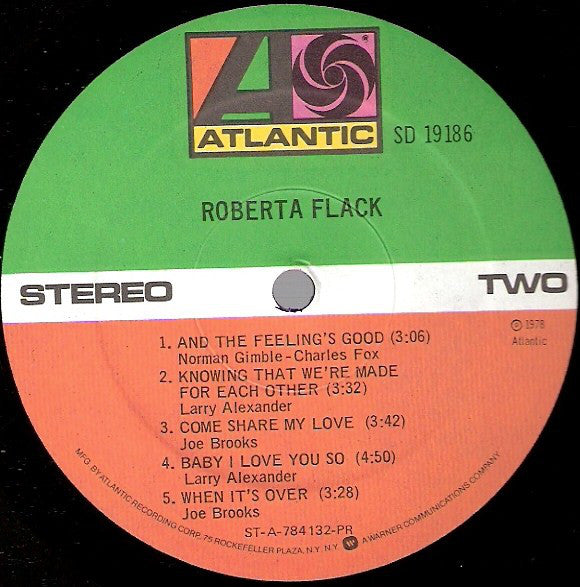 Roberta Flack : Roberta Flack (LP, Album, PR)