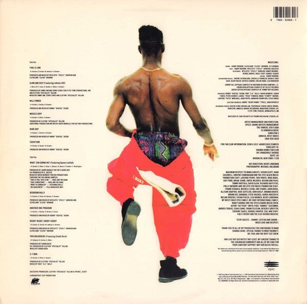 Shabba Ranks : X-Tra Naked (LP, Album)