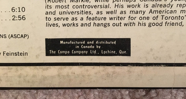 Gordon Lightfoot : The Way I Feel (LP, Album, Mono)