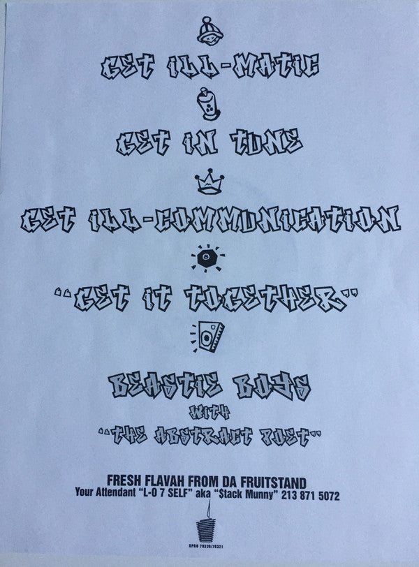 Beastie Boys : Get It Together (12", Promo)