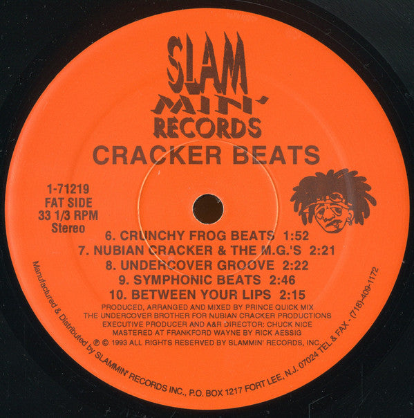 Nubian Crackers : Cracker Beats Vol. II (LP, Ltd)