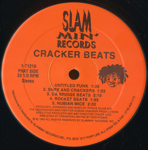 Nubian Crackers : Cracker Beats Vol. II (LP, Ltd)