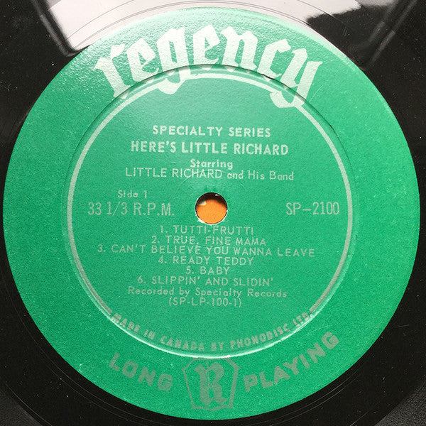 Little Richard : Here's Little Richard (LP, Album)
