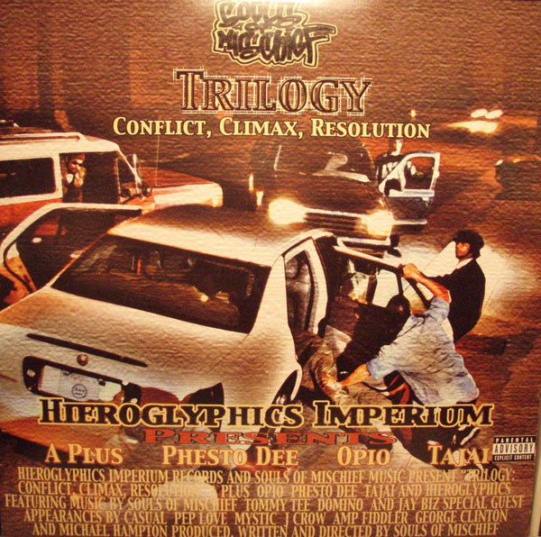 Souls Of Mischief : Trilogy: Conflict, Climax, Resolution (2xLP, Album)