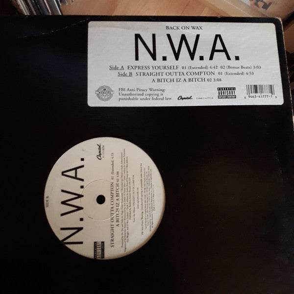 N.W.A. : Express Yourself (12", RE, RM)