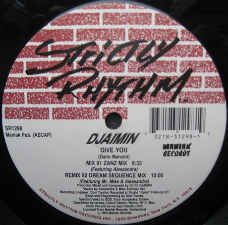 Djaimin : Give You (12")