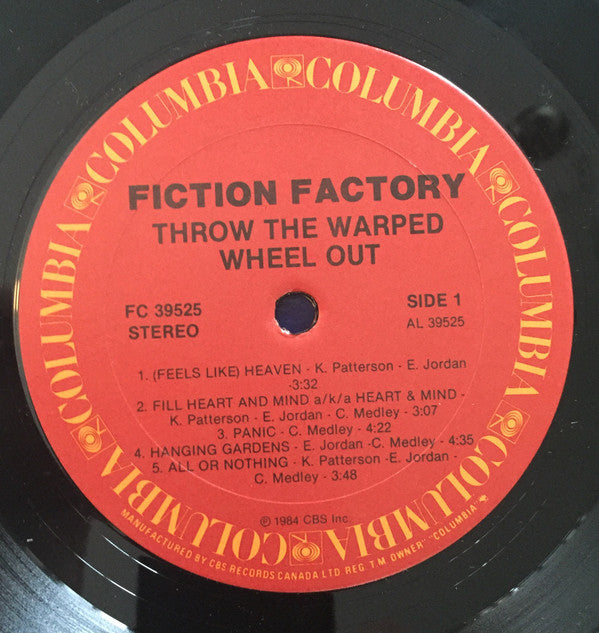 Fiction Factory : Throw The Warped Wheel Out (LP, Album)