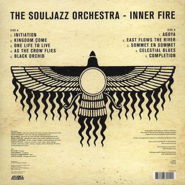 The Souljazz Orchestra : Inner Fire (LP, Album + CD, Album)