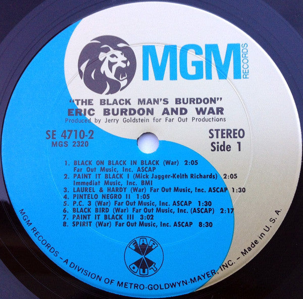 Eric Burdon & War : The Black-Man's Burdon (2xLP, Album, Gat)