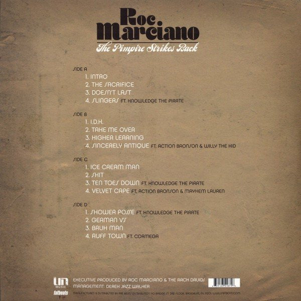 Roc Marciano : The Pimpire Strikes Back (2xLP, Mixtape)
