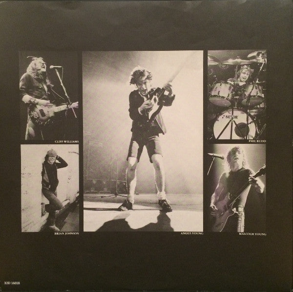 AC/DC : Back In Black (LP, Album, Imp)