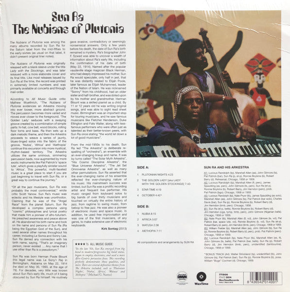Sun Ra : The Nubians Of Plutonia (LP, Album, RE, RM)