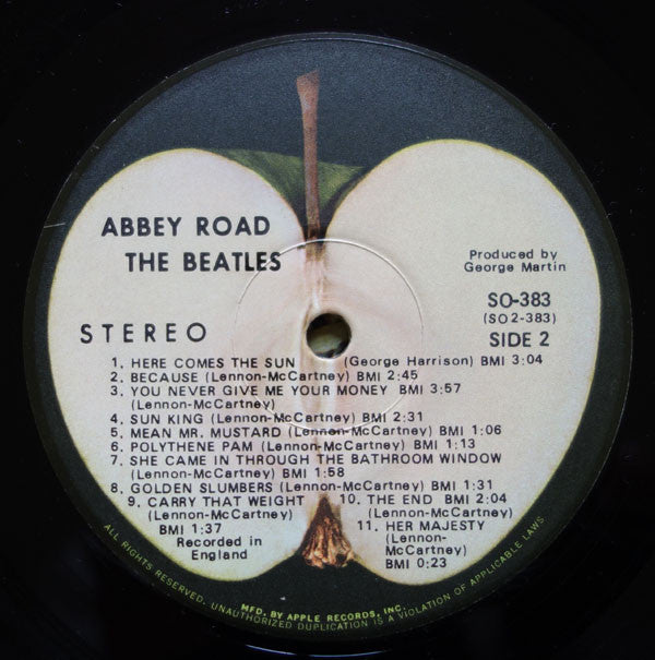 The Beatles : Abbey Road (LP, Album, RE, Win)