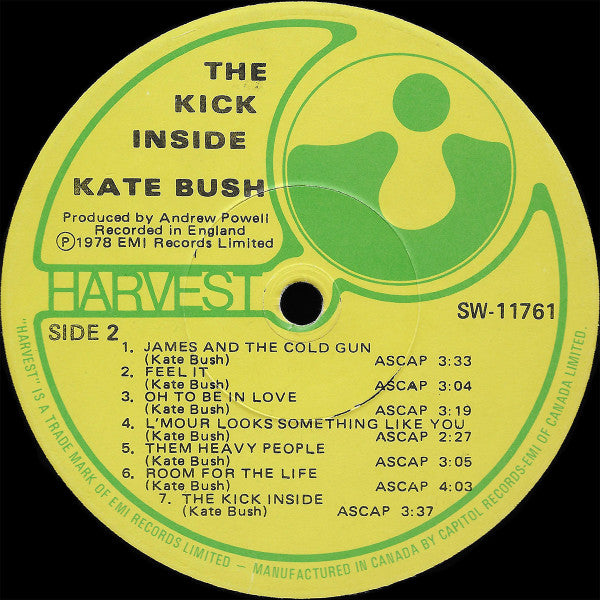 Kate Bush : The Kick Inside (LP, Album)