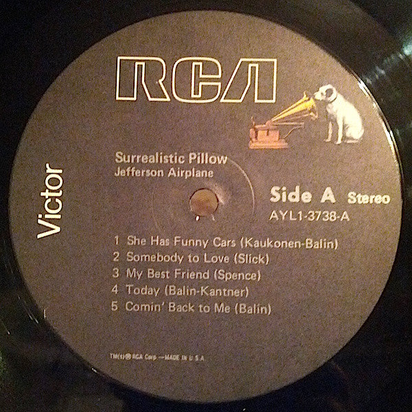 Jefferson Airplane : Surrealistic Pillow (LP, Album, RE, Ind)