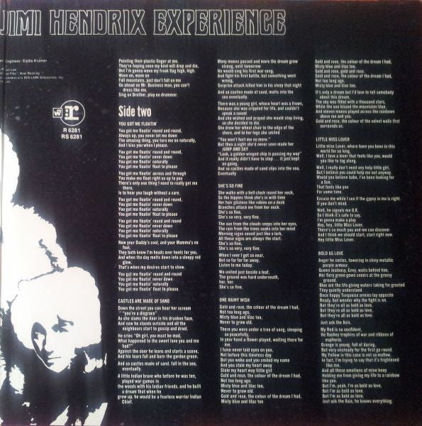 The Jimi Hendrix Experience : Axis: Bold As Love (LP, Album, RE, Gat)