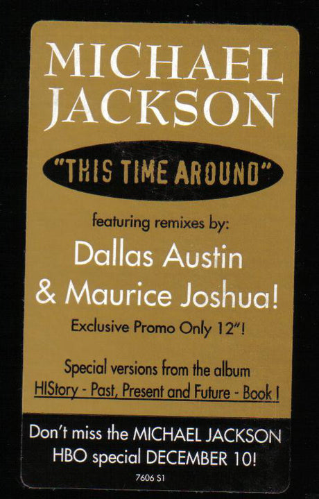 Michael Jackson : This Time Around (12", Promo)