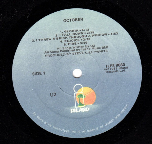 U2 : October (LP, Album)