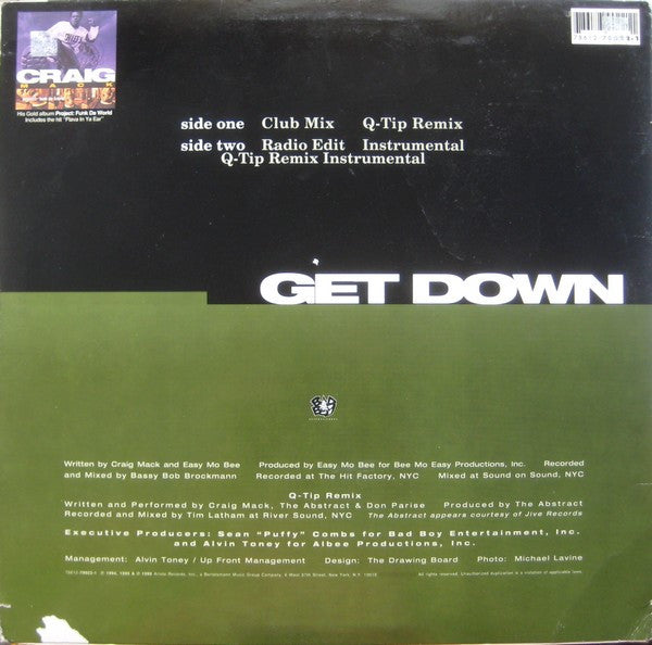 Craig Mack : Get Down (Remix) (12")