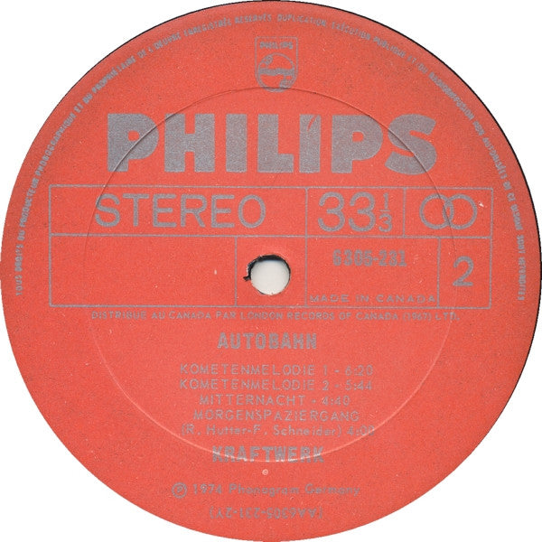 Kraftwerk : Autobahn (LP, Album)