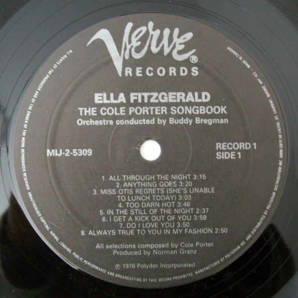 Ella Fitzgerald : Sings The Cole Porter Songbook (2xLP, Album, RE)